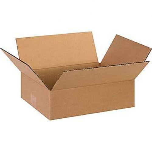 Corrugated Cardboard Flat Shipping Storage Boxes 13&#034; x 10&#034; x 4&#034; (Bundle of 50)