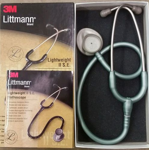 3M Littmann Lightweight II SE Stethoscope - 2455 - 28&#034; Seafoam Green Tube