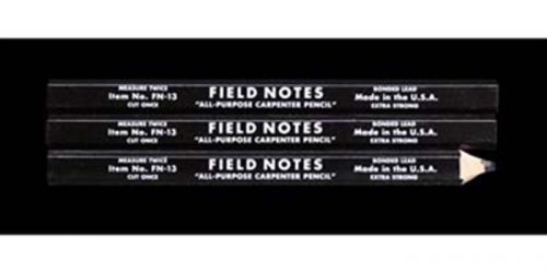 Field notes pencil - carpenter , 3-pack~ for sale