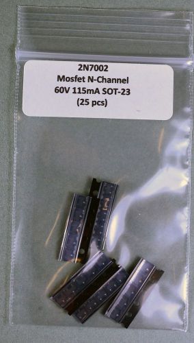 10 pcs NXP 2N7002  Mosfet N-Channel 60V 115mA SOT-23  Transistor