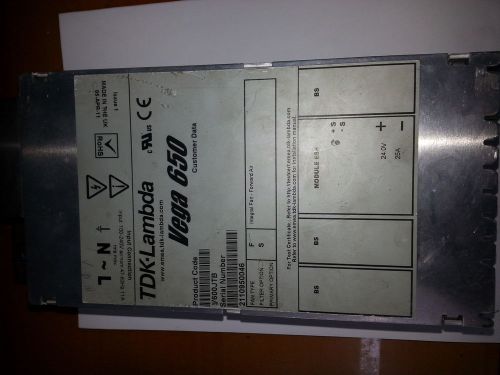 Used TDL_Lambda24 Volts 25 amps  DC power supply