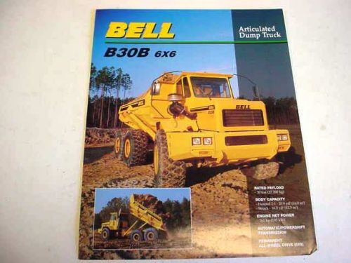 Bell B30B 6x6 Articulated Dump Truck Color Sheet                              b2