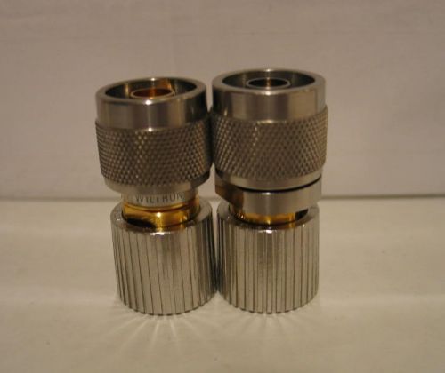 Anritsu Wilton APC-7 7MM to N-Type Male Adapter Connector Pair