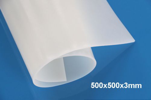 3mm thickness 50x50cm/20&#034;x20&#034; silicone rubber sheet plate mat high temp resist for sale