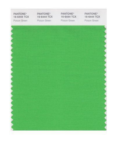 PANTONE SMART 16-6444X Color Swatch Card, Poison Green