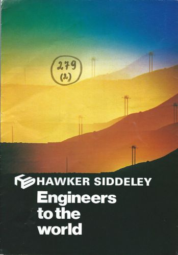 Equipment Brochure - Hawker Siddeley - Company Product Overview c1970&#039;s (E3013)