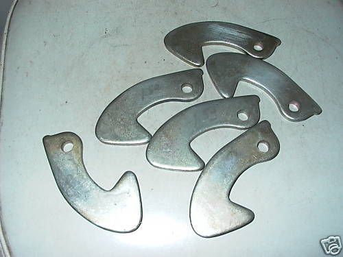 Lot of six bolt on swing hook / latches for sale