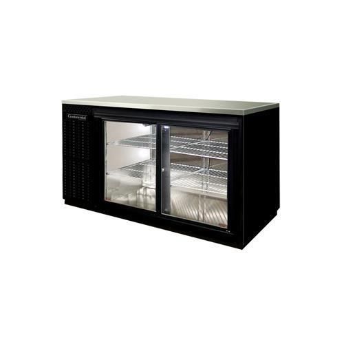 Continental Refrigerator BBUC69S-SGD Back Bar Cabinet, Refrigerated