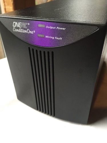 Oneac condition one pc120ag 1 phase power conditioner 60 hz (2) 3 prong outlets for sale