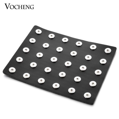 8&#039;&#039;*11&#039;&#039; Black Genuine Leather Display for 18mm Button Snap Vn-325