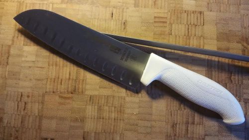 7-Inch Santoku Knife. SofGrip by Dexter Russell.#SG 144-7G Stainless Steel Blade