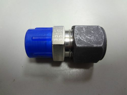 4 - parker 8-6 fbz-ss cpi male connector 1/2&#034; od tube, 3/8 npt pipe ss usa {373} for sale