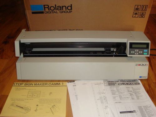 Roland camm-1 pnc 1000 vinyl cutter desktop sign maker in box for sale