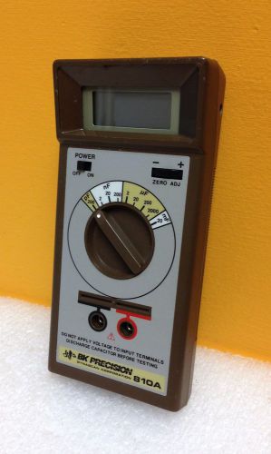 BK Precision 810A 3 1/2 Digit LCD, Hand-Held Capacitance Meter (pF, nF, uF)