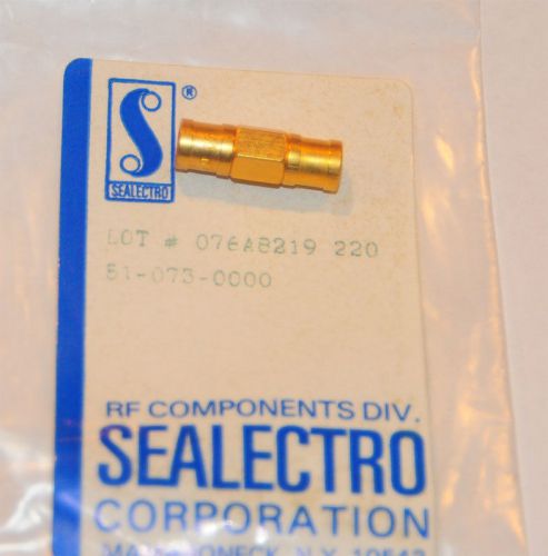 Sealectro/ITT Cannon SMB-F to SMB-F  RF Coax Coupler PN 51-073-0000