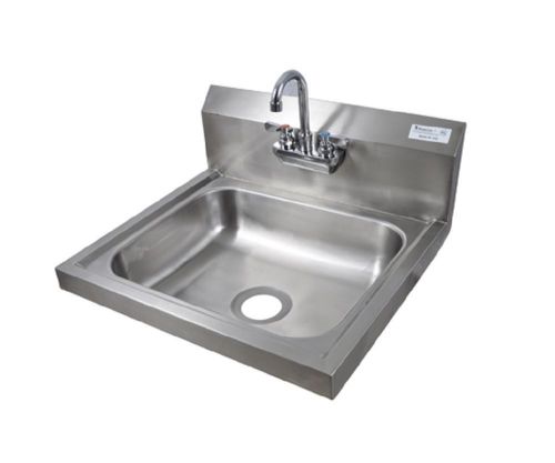 16&#034; x 20&#034; T-304 Stainless Steel Hand Sink w/ Faucet  BBKHS-W-1620-P-G