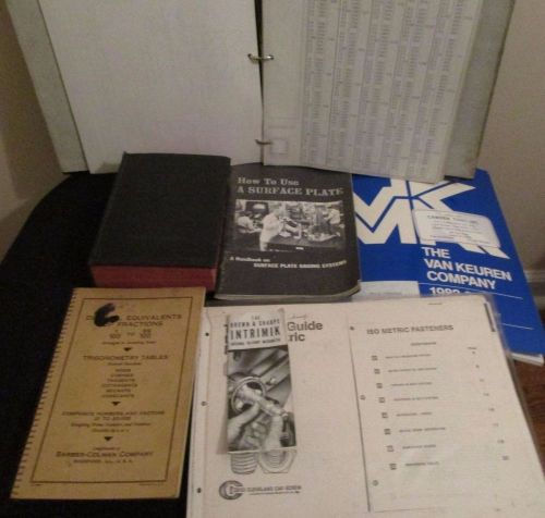 LOT OF Vintage ~ Audels Machinists and Tool Makers Handy BookS ~ 1942 ETC