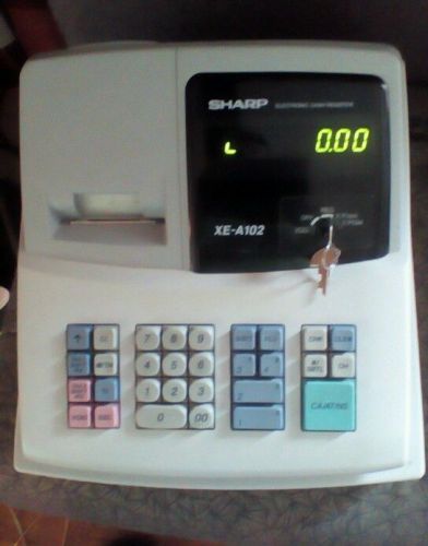 SHARP Electronic Cash Register XE-A102 Great Condition !!!