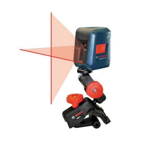 Bosch self leveling laser level cross line clamp mount layout hand tool kit new for sale