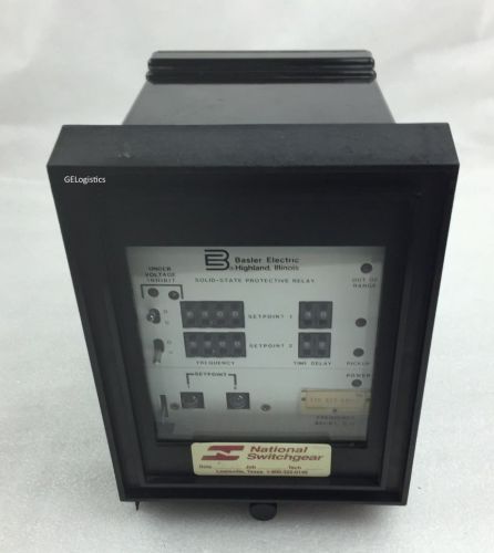 Basler Electric BE1-81 O/U Frequency Relay | Solid State Protective Relay