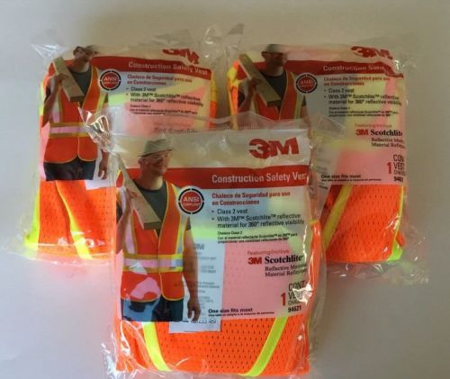 3M CHIMD 94621-80030 Two-Tone Construction Safety Vest - Reflective Comes With 3