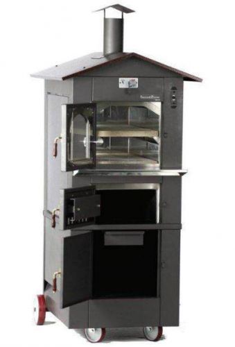 IncendiForno WO-IT-0435-S Italian Wood-burning Pizza Oven Stove w/Roof (SMALL)