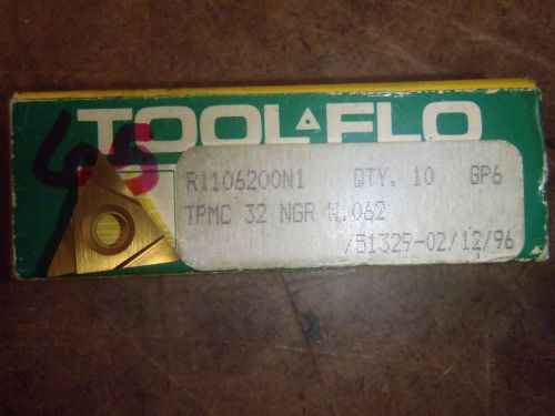 Tool Flo TNMA 54 NV GP25 Carbide Threading Insert