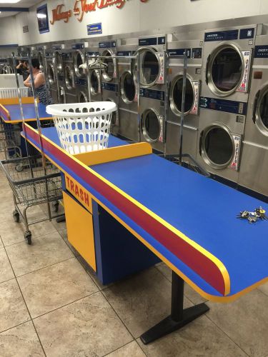 Laundry Folding Tables With Trash Compartment Heavy Duty,