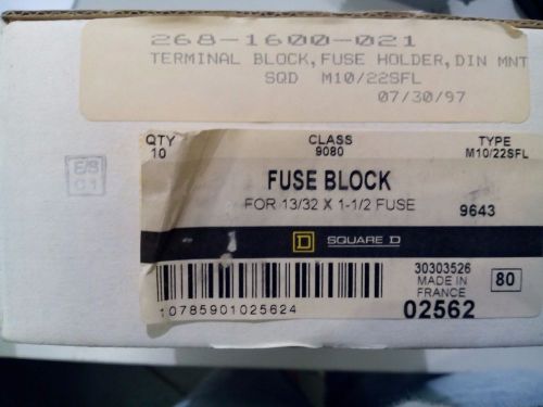 Square D Fuse Block 750V - 9080M10/22SFL