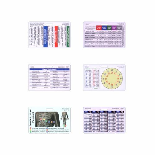 Mini CNA MA NA Horizontal Badge Card Set - 6 Cards - Nursing Nurse PCA PCT Tech