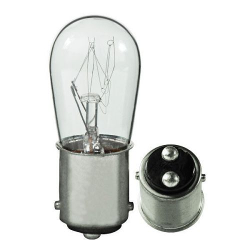 Box of 10, s6 indicator bulbs 6w - 24v - clear - dc bayonet, free shipping !! for sale