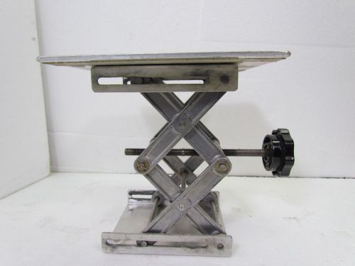 Aluminum Laboratory Jack Scissors Type 8&#034; x 8&#034; Plate