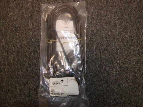 Maxrad l 5/16&#034;-24 mount w/17&#039; rg58a/u,loose pl259 connector-new for sale