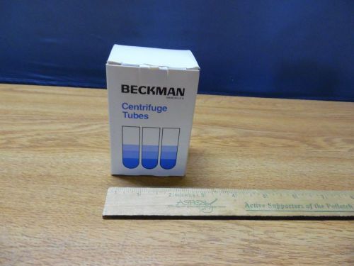 Beckman Centrifuge Tubes 343622 Open Box 100 pieces