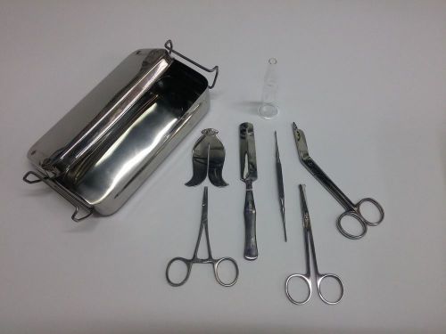 set of a NEW Brit Mila (circumcision) Mohel instruments-MADE IN GERMANY 8 items