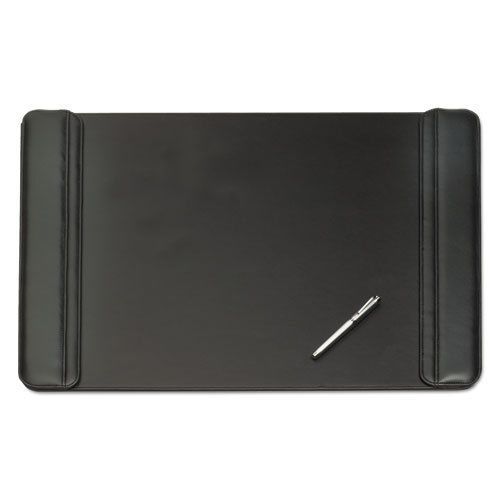 Sagamore desk pad w/flip-open side panels, 38 x 24, black for sale