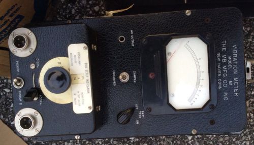 Vintage the mb vibration meter model m1 for sale