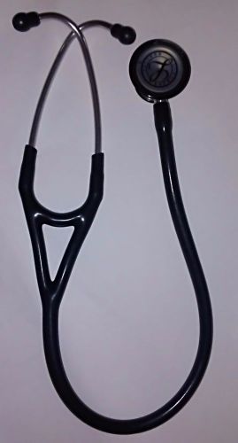 3m littmann cardiology iii stethoscope, 27 in. black/steel, free ship for bin!! for sale