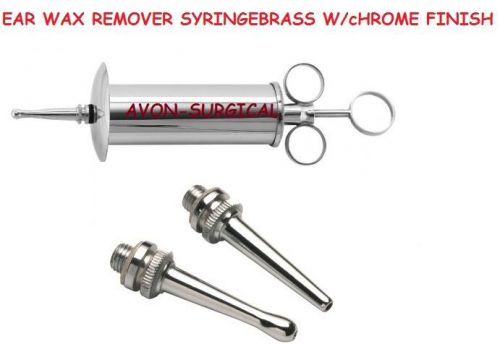 Ear Wax Removal Syringe 4 OZ- Brass with chrome finish Surgical Veterinary Inst
