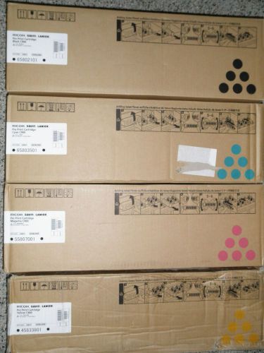 Genuine Ricoh Savin Lanier Pro Print Cartridges C900 828072 828073 828074 828075