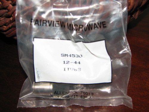 6 each Fairview Microwave SM4530 SMA Right Angle Adapter