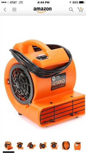 Cfm pro air mover &amp; carpet dryer blower fan - 2,100 series for sale