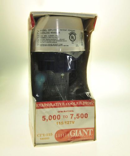 Little Giant Evaporative Cooler Pump New CP1-115 540005