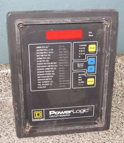 Square d powerlogic circuit monitor module panel 3020 cm-2250 -vpm-277-c1 - g for sale