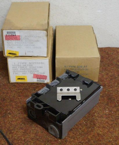 3 SIECOR TYPE A0293246 502A1-6LCGX MULTIPLE STATION GAS PROTECTOR IN-OUT DOOR K8