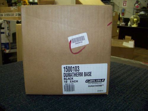 Carlisle Duratherm Base Black Inset Fits 8 1/2&#034; 10 ea. 1500103 New