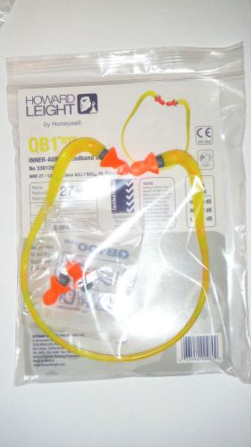 Howard leight by honeywell banded multi-use earplugs, yellow band/orange plug for sale