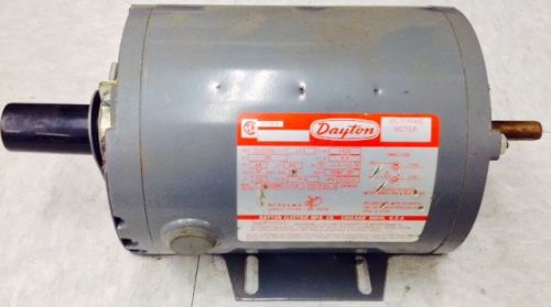 Dayton Electric Motor - 5K600B, 1/3 hp, 3450 rpm, 1/2&#034; shaft, Fr 48, 1 Phase