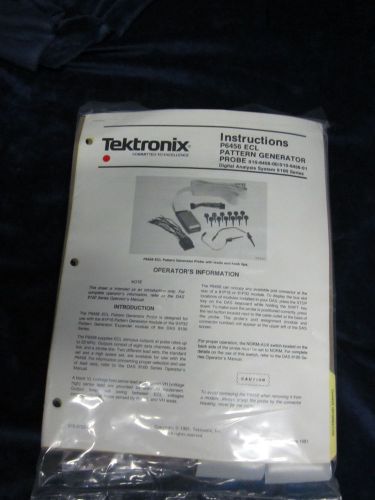 Tektronix P6456 ECL Pattern Generator Probe &#034;NEW&#034; 7101B-1