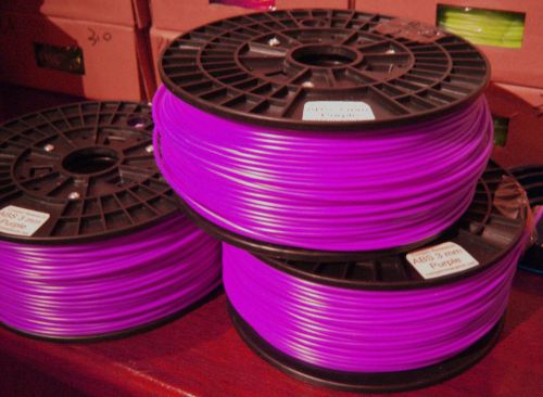 3D Printer Filament ABS 3mm Purple 1 kg/2.2 lb Prusa Reprap Mendel Makerbot